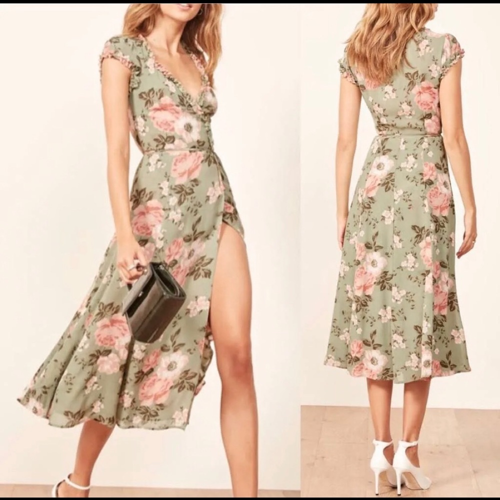 Reformation Gwyneth Athena Dress